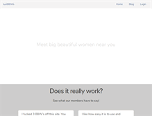 Tablet Screenshot of justbbws.com
